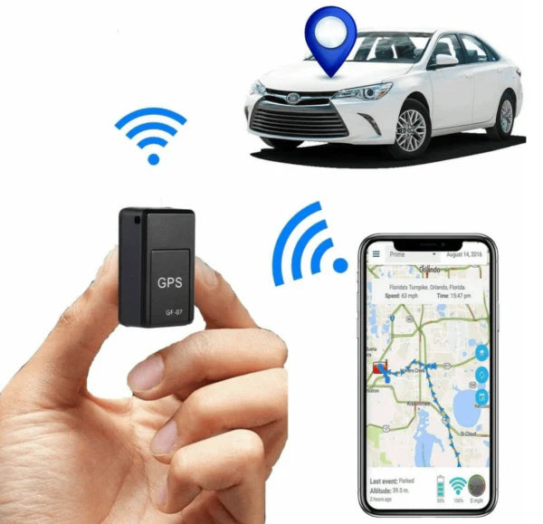 Mini Magnetic GPS Tracker – Real Time Tracking – Live Audio Monitoring