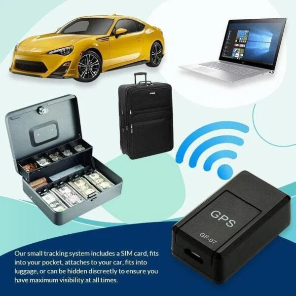 Mini Magnetic GPS Tracker – Real Time Tracking – Live Audio Monitoring